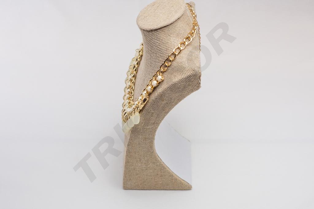 Expositor de Collares de Lino Grueso 18.5X10X30cm