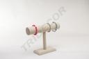 Expositor de Pulseras de Lino Beige 25X19X7.5cm
