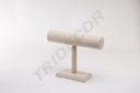 Expositor de Pulseras de Lino Beige 25X19X7.5cm