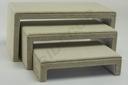 Expositor de Lino Beige Forma C 3 Alturas