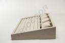 Expositor de Joyería de Lino Beige 38X28.5X8cm