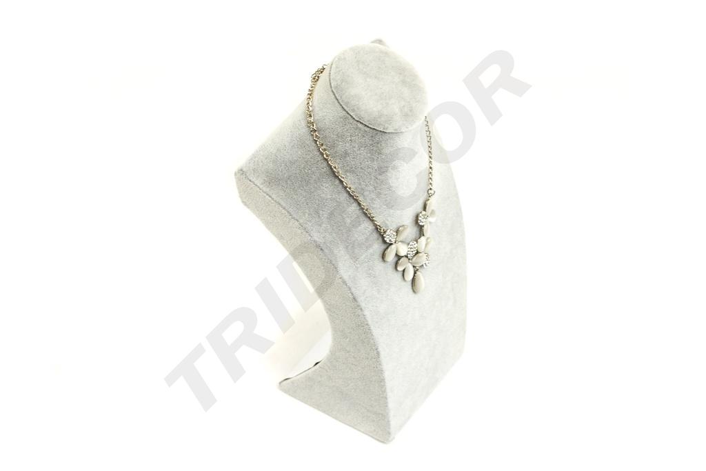 Expositor de Collares Gris 30X18.5X10cm