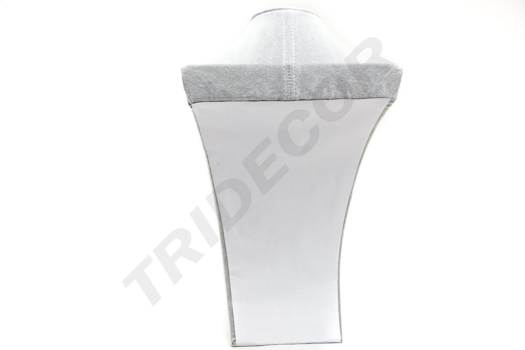 Expositor de Collares de Terciopelo Gris 39X23.5X12cm