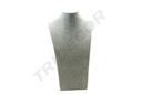 Expositor de Collares de Terciopelo Gris 39X23.5X12cm