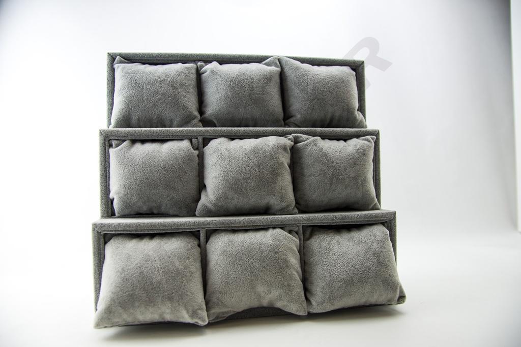 Soporte de Exhibición Acolchado 3 Alturas 27.5X24.2X9cm