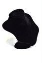 Exhibidor grande de collar de terciopelo negro