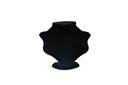 Exhibidor grande de collar de terciopelo negro
