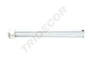 Soporte/Estante de vidrio para Tubo Rectangular de 35cm