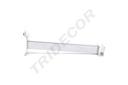 Soporte de Tubo Rectangular para Panel de Listones, 25 cm