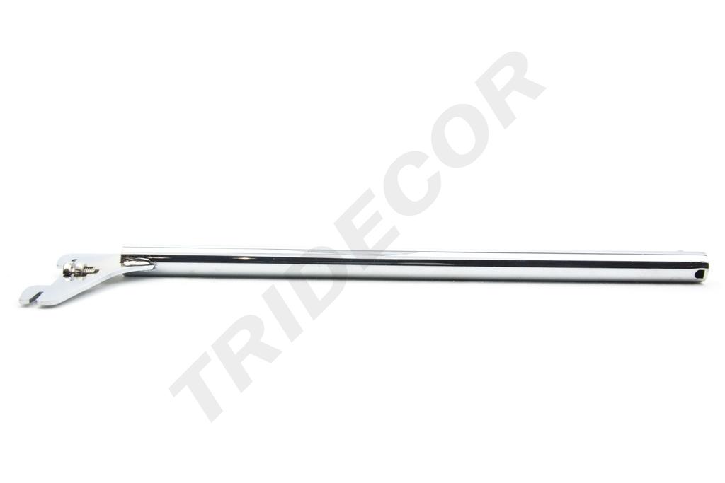 Percha sencilla con 1 clavo para sistema de cremallera, 30 cm
