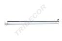 Percha de Cromado con una bola para el tubo rectangular de 40cm