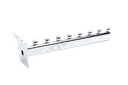Percha inclinada para panel de lamas, 8 bolas - 30 cm