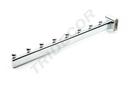 Percha inclinada para tubo ovalado 8 bolas 35cm