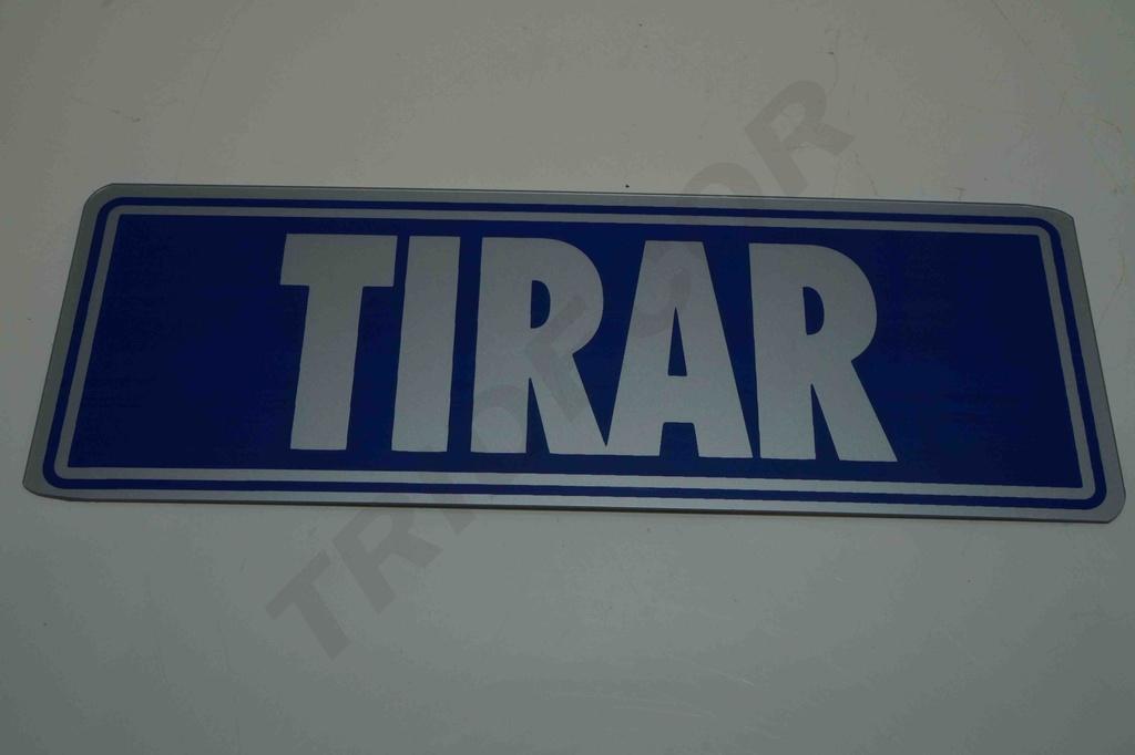 Cartel Tirar 17.5X6cm