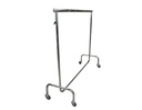 Burro Ropa Con Ruedas Extensible 150X50X160 Cm Cromado Tridecor
