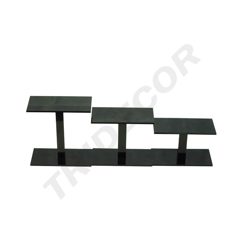 007121-Expositor-metacrilato-negro-3-alturas-independientes-tridecor