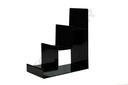 007142-Expositor-Metacrilato-Negro-Escalera-Tres-Alturas-tridecor