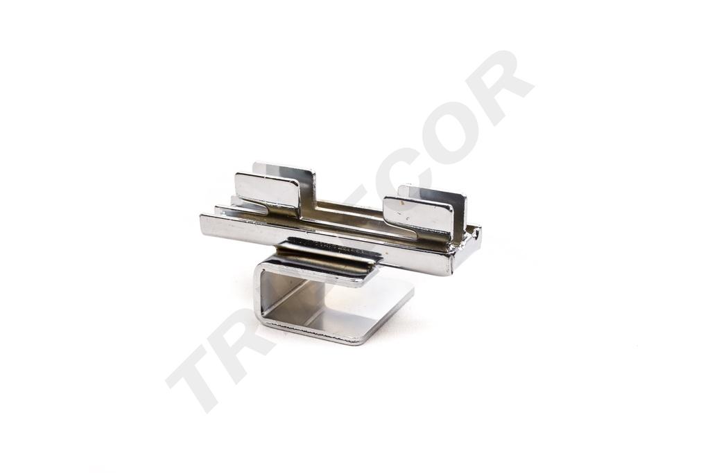 Soporte Tubular Rectangular para Cremallera 4.5X4.5X8cm