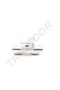 Soporte Tubular Rectangular para Cremallera 4.5X4.5X8cm