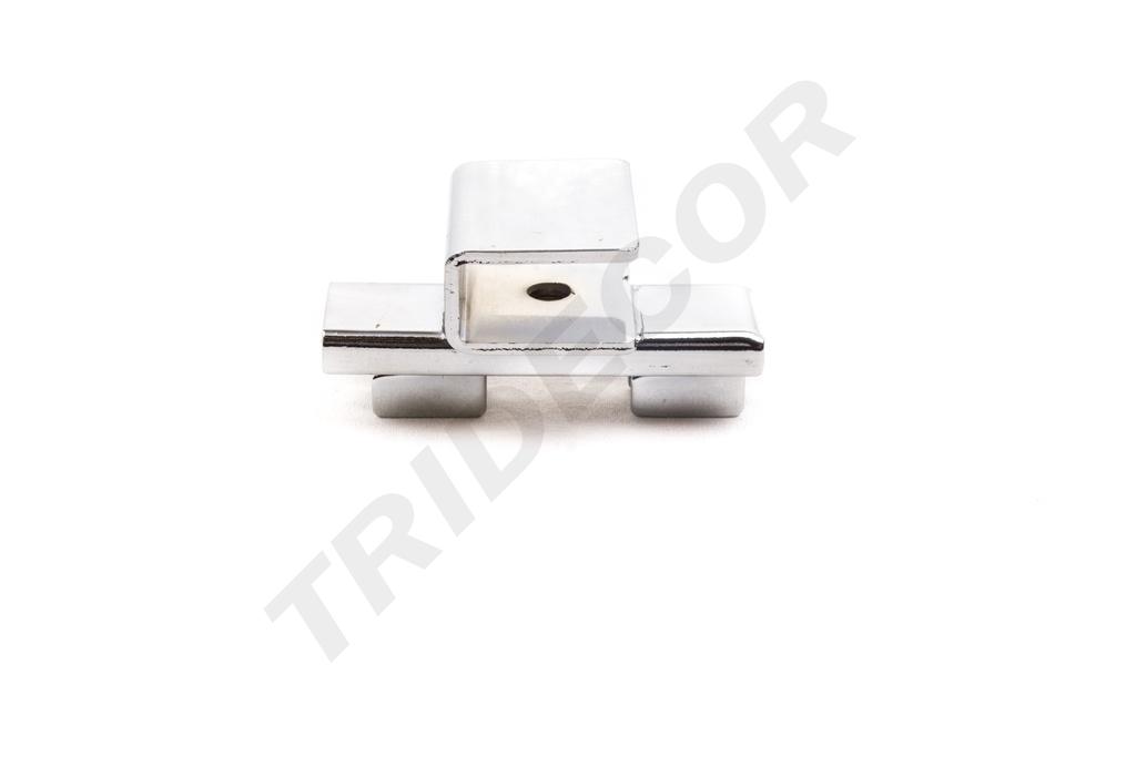 Soporte Tubular Rectangular para Cremallera 4.5X4.5X8cm
