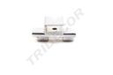 Soporte Tubular Rectangular para Cremallera 4.5X4.5X8cm