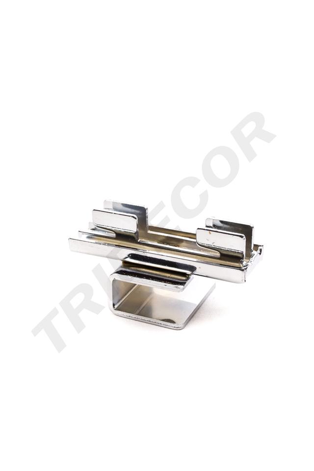 Soporte Tubular Rectangular para Cremallera 4.5X4.5X8cm