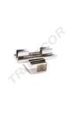 Soporte Tubular Rectangular para Cremallera 4.5X4.5X8cm