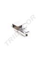 Soporte Tubular Rectangular para Cremallera 4.5X4.5X8cm