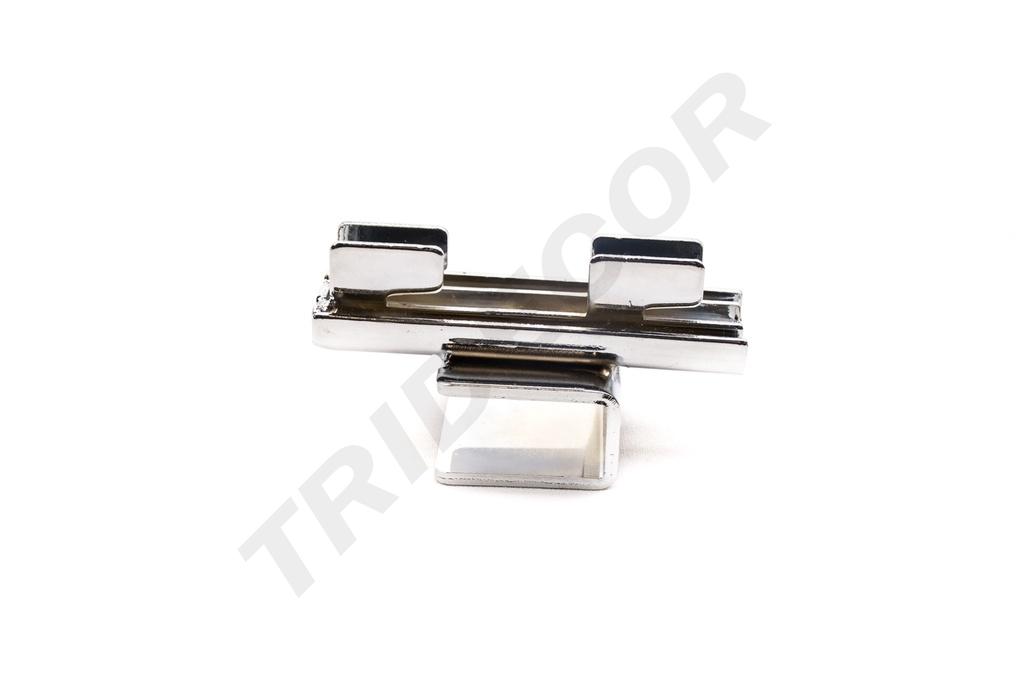 Soporte Tubular Rectangular para Cremallera 4.5X4.5X8cm