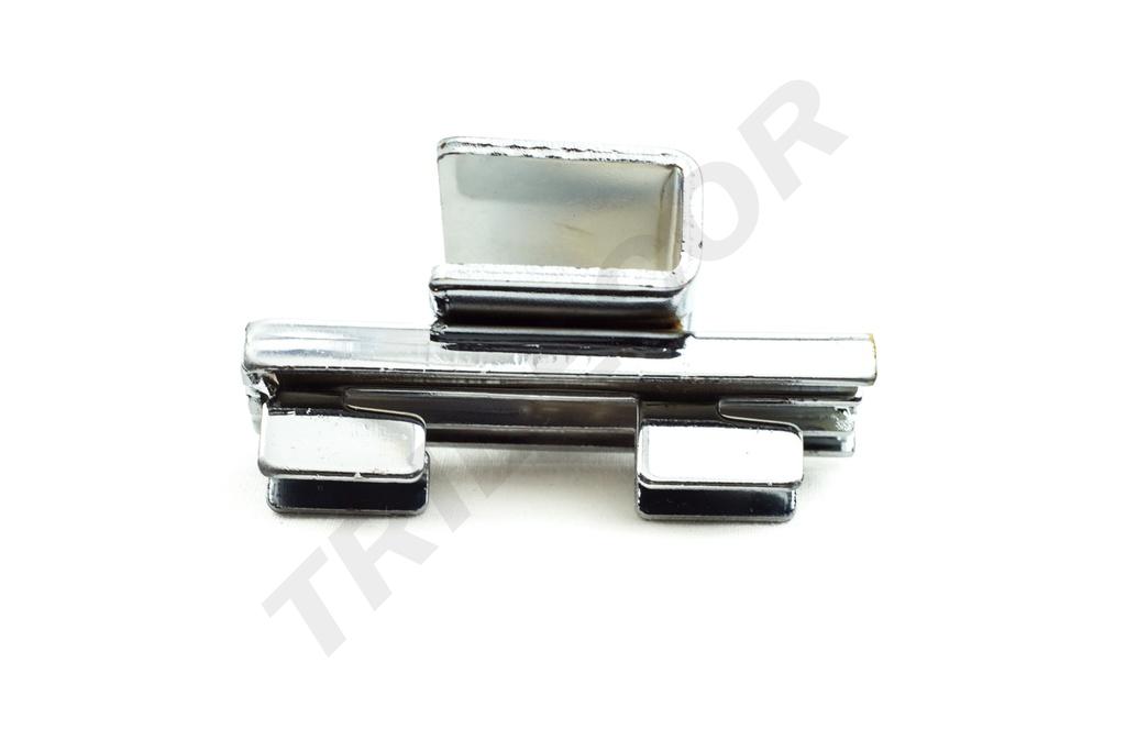Soporte Tubular Rectangular para Cremallera 4.5X4.5X8cm