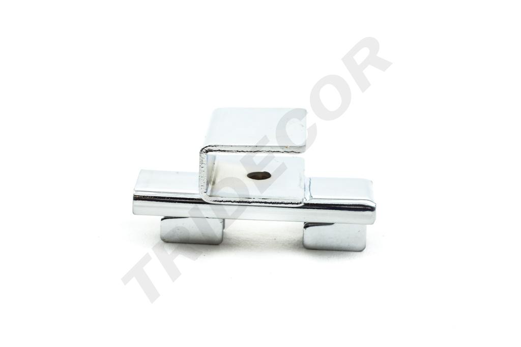 Soporte Tubular Rectangular para Cremallera 4.5X4.5X8cm