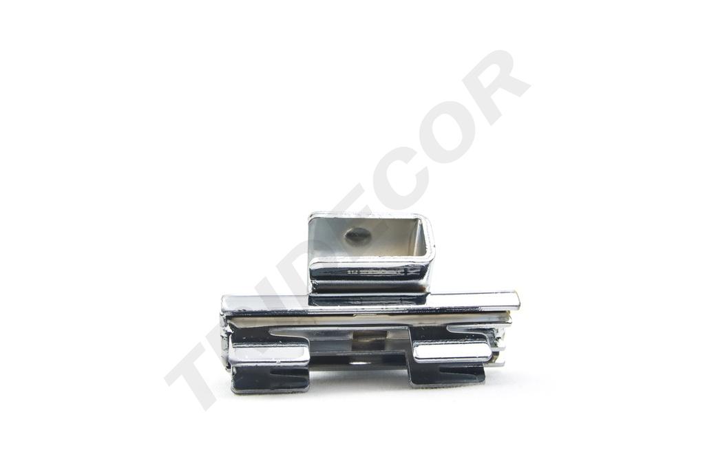 Soporte Tubular Rectangular para Cremallera 4.5X4.5X8cm