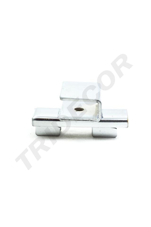 Soporte Tubular Rectangular para Cremallera 4.5X4.5X8cm