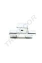 Soporte Tubular Rectangular para Cremallera 4.5X4.5X8cm