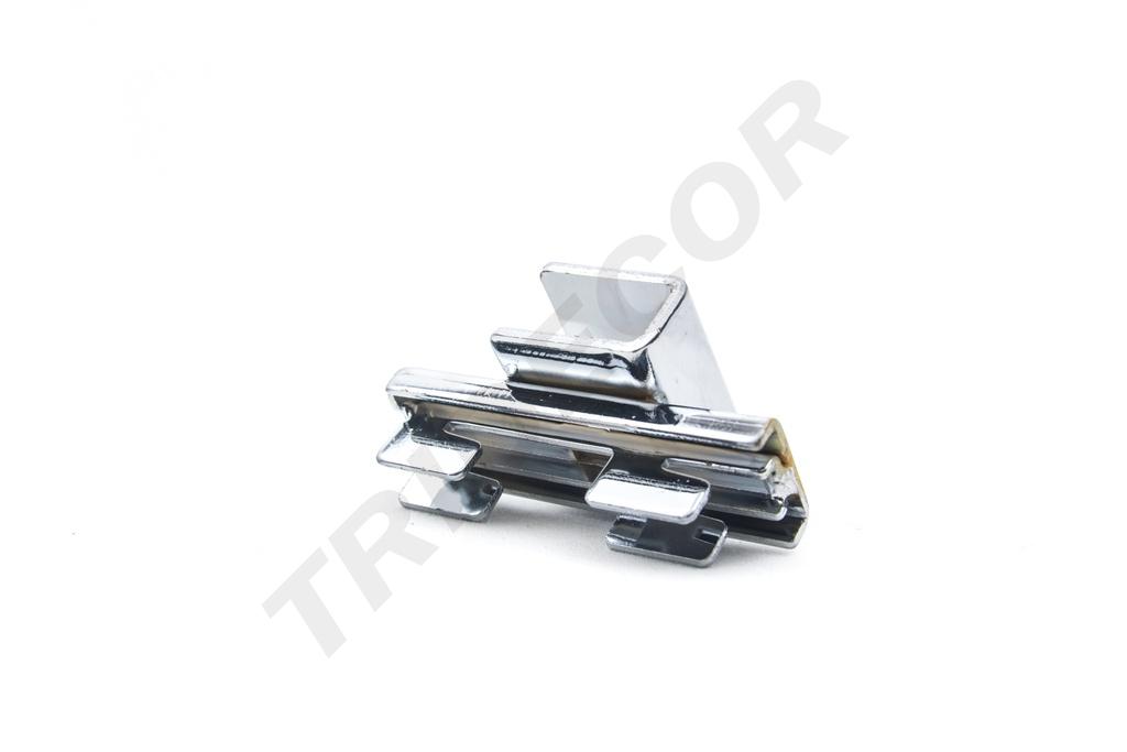 Soporte Tubular Rectangular para Cremallera 4.5X4.5X8cm