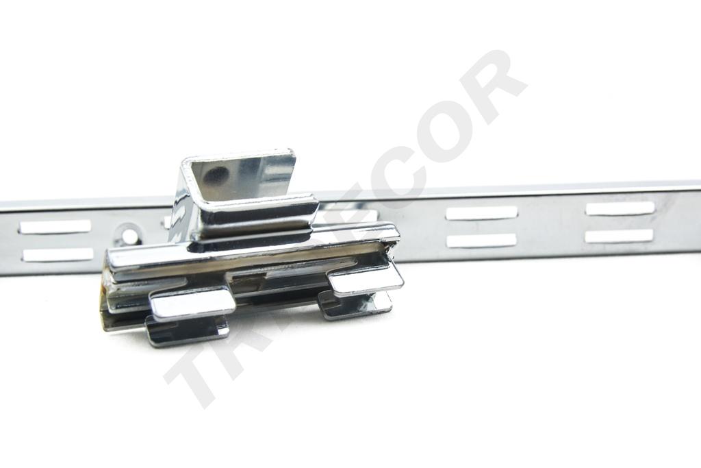 Soporte Tubular Rectangular para Cremallera 4.5X4.5X8cm