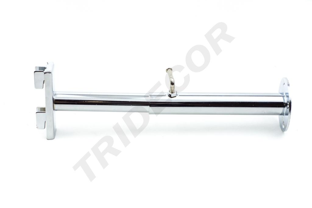 Brazo extensible para cremallera redonda de cromo 50mm