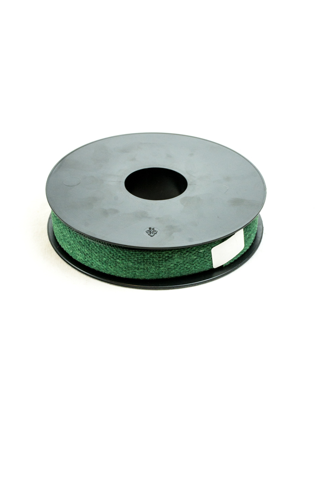 Cinta de hilo verde oscuro 20 m