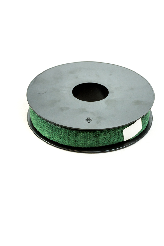 Cinta de hilo verde oscuro 20 m