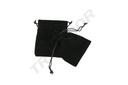 BOLSA DE TERCIOPELO NEGRO 12X9 CM 20 PIEZAS