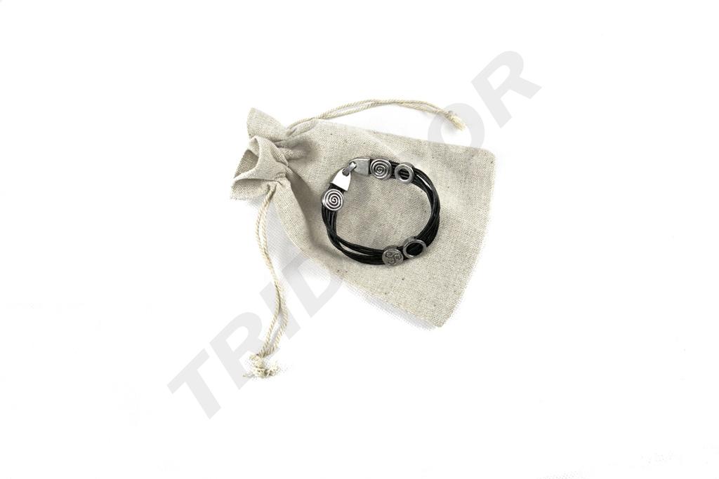BOLSA DE TELA DE LINO BEIGE 19X14 CM 20 PIEZAS