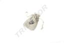 BOLSA DE LINO BEIGE con cordón 12X9 CM 20pcs/PAQUETE