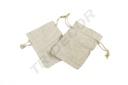 BOLSA DE LINO BEIGE con cordón 12X9 CM 20pcs/PAQUETE