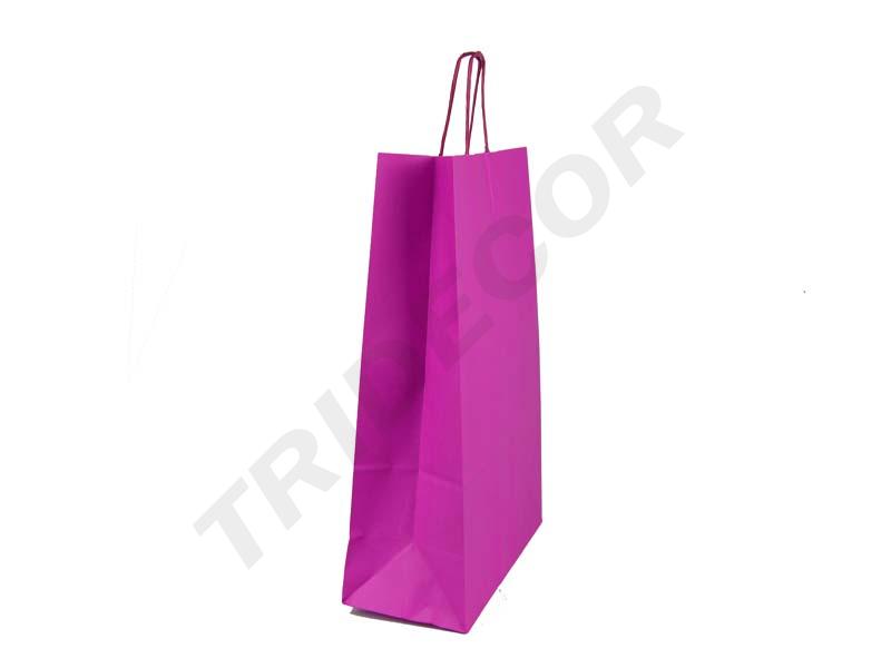 Bolsa de Papel de Celulosa Morada 41X32X12 CM 25 Unidades