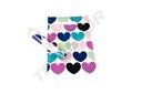 Bolsas de plástico con asa troquelada 25X35cm Corazones 100 unidades
