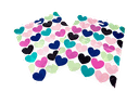 Bolsa de plástico con estampado de corazón 50x60