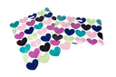 Bolsa de plástico con estampado de corazón 50x60