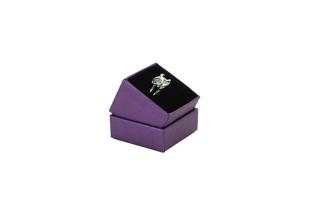 Caja para Anillo de Plata 5X5X3.5cm 24 Unidades