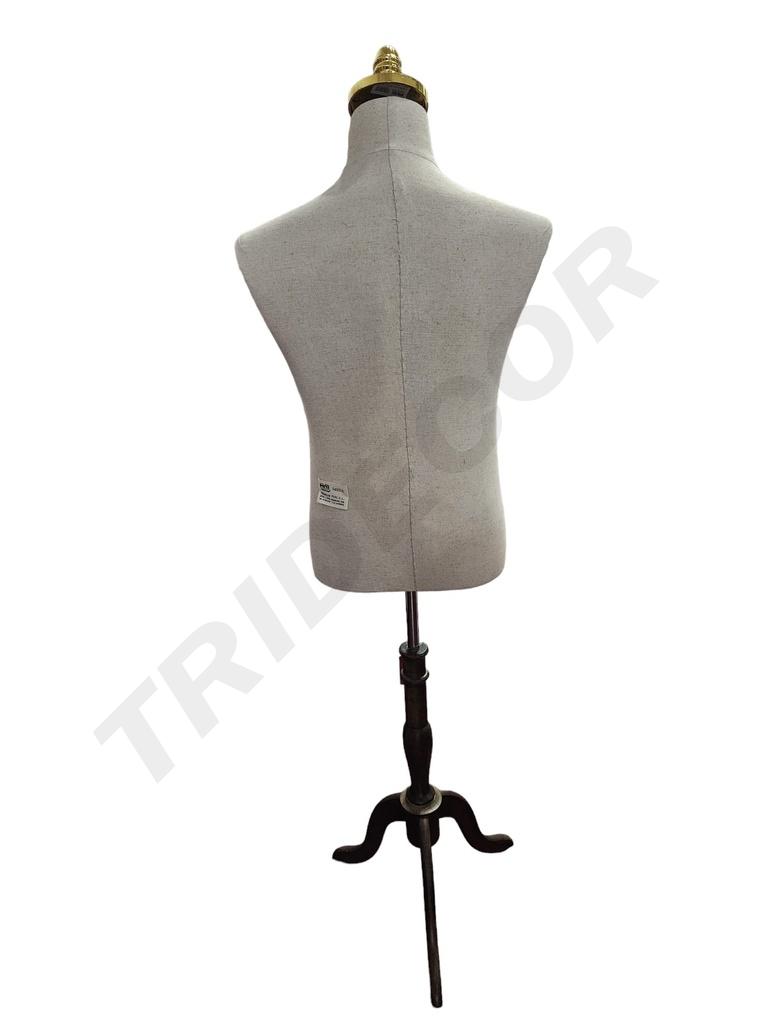 040376-Busto-de-hombre-tela-de-lino-con-copa-dorada-tridecor