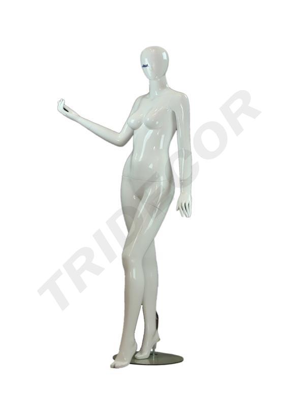 maniquí de mujer Blanco Brillo